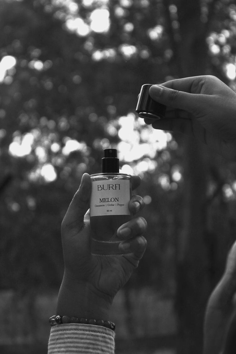 "Luxury perfume bottles from Burfi – premium long-lasting fragrances for men and women in India"